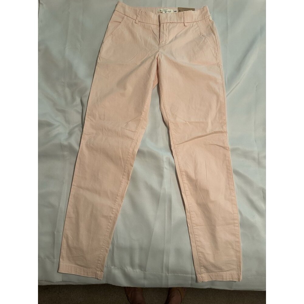H&M LOGG Pink Pants NWT Six 6